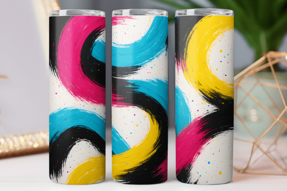 Abstract Pattern Color Tumbler Wrap 20oz Review
