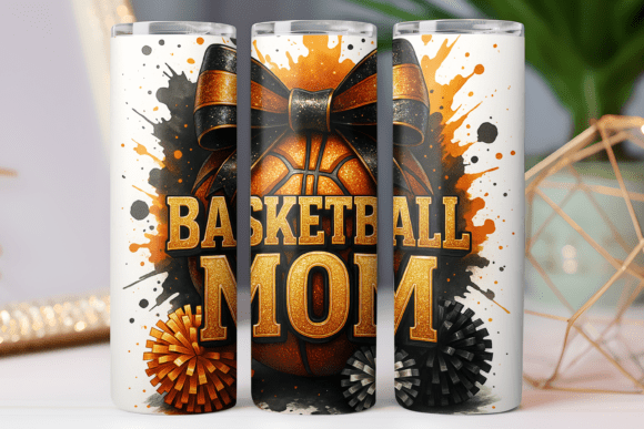 Basketball Mom Tumbler Wrap 20oz Skinny Review