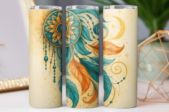Boho Floral Tumbler Wrap 20oz Design Review