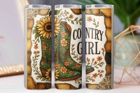 Country Girl Western Tumbler Wrap Design Review