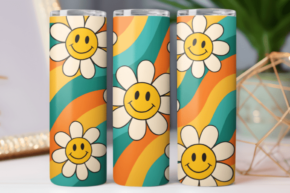 Daisy Smile Flower 20oz Png Tumbler Wrap Review
