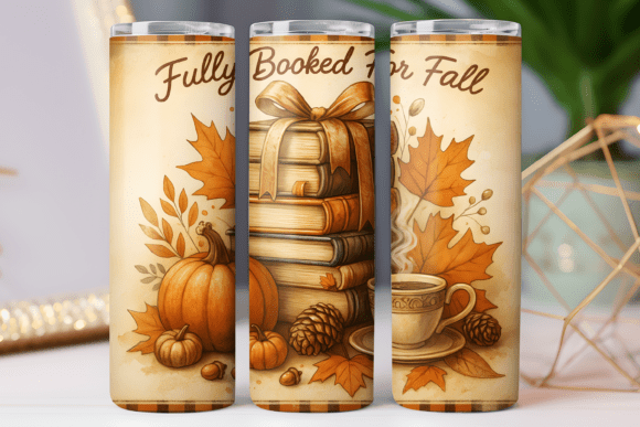 Fall Season Reading Tumbler Wrap Design Review