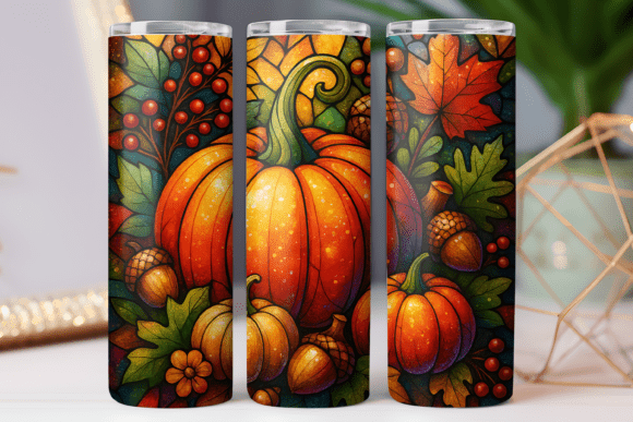 Fall Season Tumbler Wrap 20oz PNG Design Review