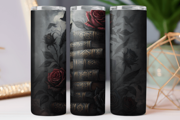 Fantasy Book Lover Tumbler Wrap Design Review