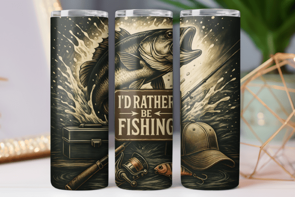 Fishing Father Tumbler Wrap 20oz Skinny Review