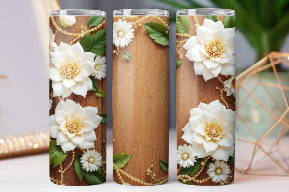 Floral Tumbler Wrap Flower Wooden Wrap Review