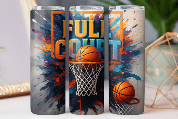 Full Court Basketball Tumbler Wrap 20oz Review