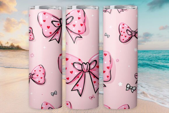Girls Bow Tumbler Wrap 20oz Design Review