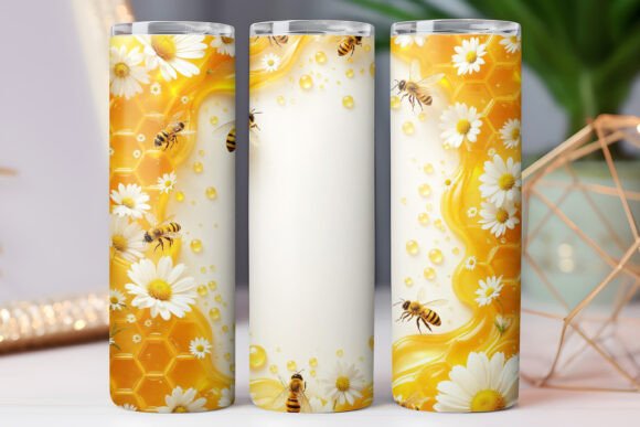 Honey Bee Sunflower Tumbler Wrap Design Review
