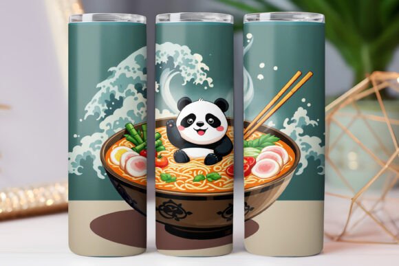 Japanese Panda with Ramen Tumbler Wraps Review