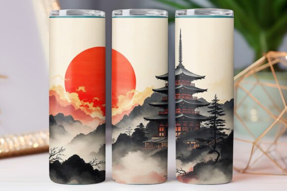 Japanese Tumbler Wrap Design 20oz Skinny Review