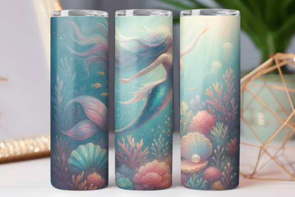 Mermaid Tumbler Skinny Design Wrap 20oz Review