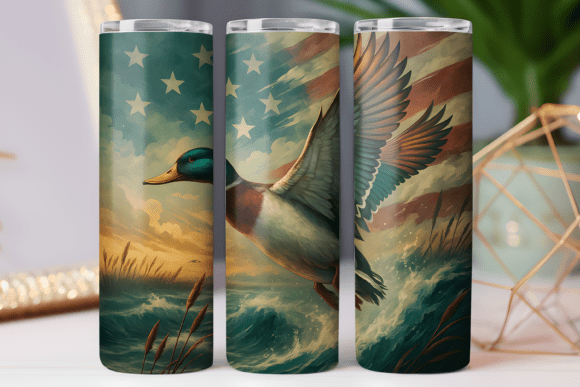 Patriotic Tumbler Wrap 20oz Skinny Duck Review