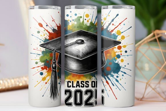 Student Class of 2025 Tumbler Wraps PNG Review