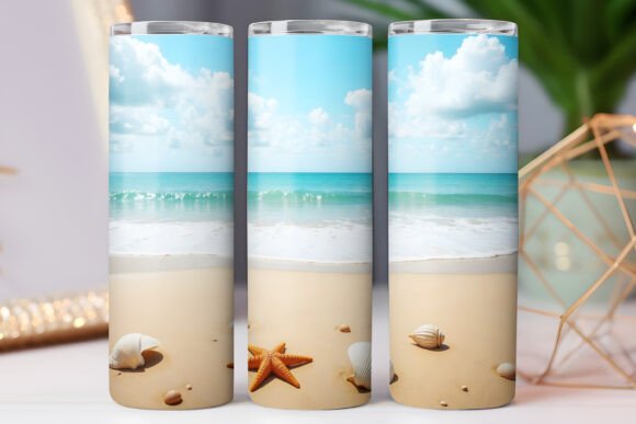Summer Tumbler Wrap 20oz Skinny PNG Art Review