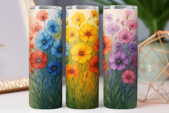 Wildflower Pattern Tumbler Wrap Floral Review